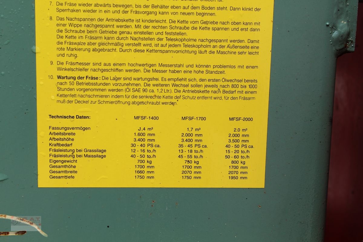 Siloentnahmegerät & Verteilgerät του τύπου Marchner Silofräse Austragung, Gebrauchtmaschine σε Eberschwang (Φωτογραφία 22)