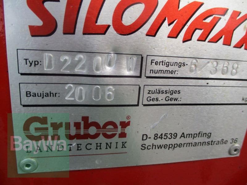 Siloentnahmegerät & Verteilgerät a típus Sonstige SILOMAXX D 2200 W  #29, Gebrauchtmaschine ekkor: Schönau b.Tuntenhausen (Kép 8)