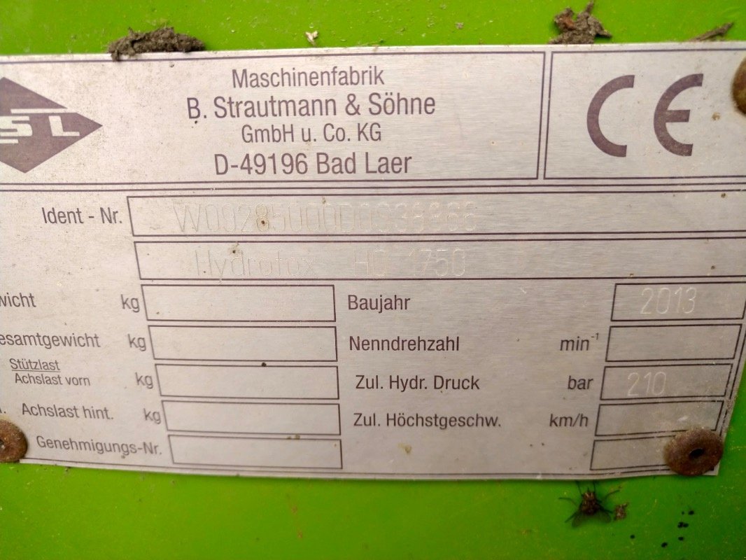 Siloentnahmegerät & Verteilgerät du type Strautmann Hydrofox HO 1750, Gebrauchtmaschine en Liebenwalde (Photo 9)