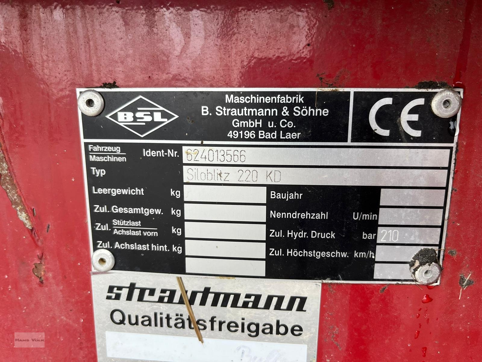 Silokamm tip Strautmann Siloblitz 220 KD, Gebrauchtmaschine in Antdorf (Poză 14)