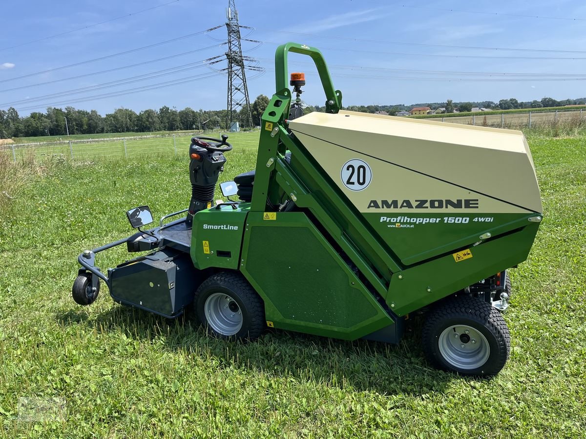 Sitzrasenmäher des Typs Amazone Profihopper 1500 Sammeln / Schlegeln / Sportplat, Neumaschine in Burgkirchen (Bild 4)