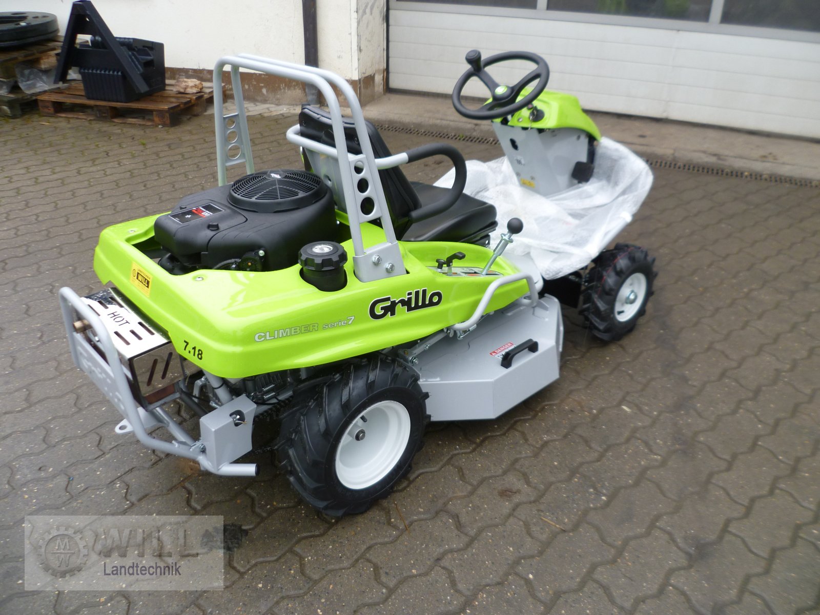 Sitzrasenmäher van het type Grillo Climber Serie 7, Neumaschine in Rudendorf (Foto 6)