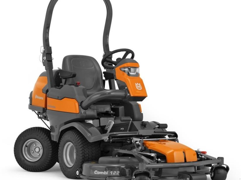 Sitzrasenmäher του τύπου Husqvarna P524X Efi inkl. Luftsæde og 122 cm Combi klipperbord, Gebrauchtmaschine σε Roskilde (Φωτογραφία 1)