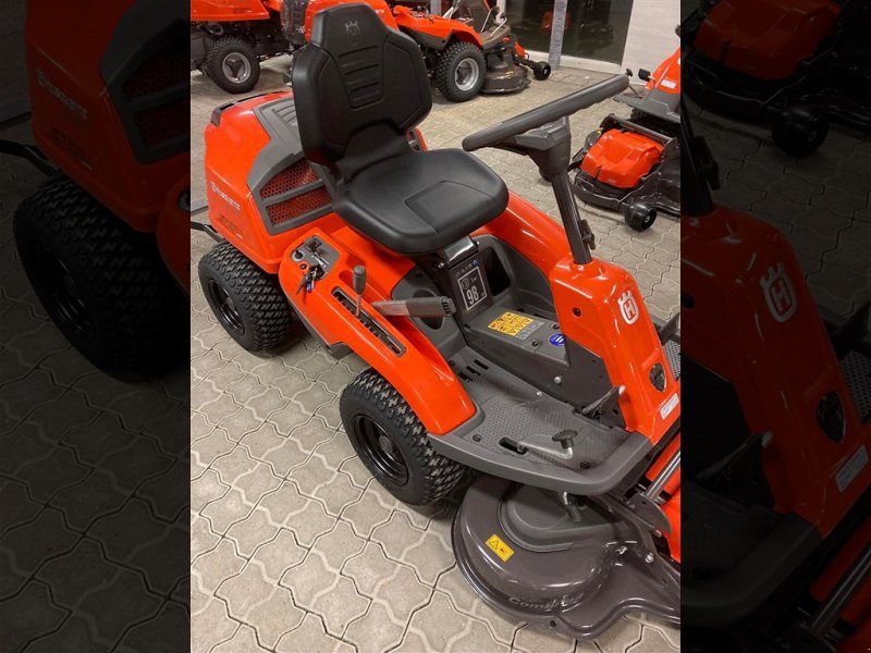 Sitzrasenmäher del tipo Husqvarna R 214TC Incl. Elektronisk Rive, Gebrauchtmaschine en Lemvig (Imagen 1)