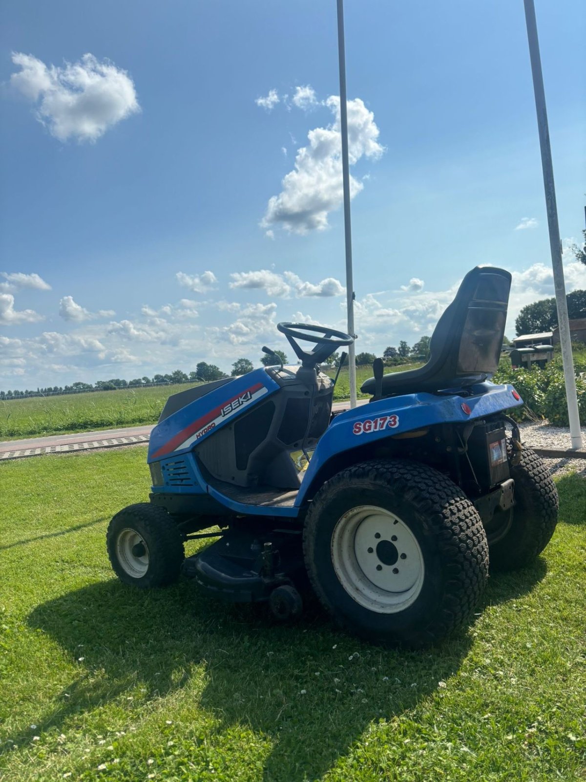 Sitzrasenmäher van het type Iseki Sg173, Gebrauchtmaschine in Wadenoijen (Foto 3)