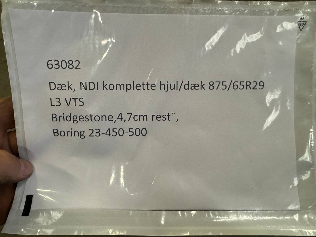 Sonstige Bagger & Lader a típus Bridgestone 875/65R29, Gebrauchtmaschine ekkor: Vojens (Kép 6)