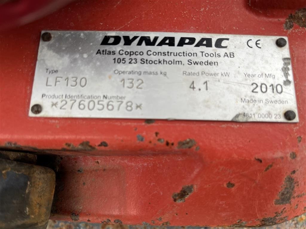 Sonstige Bagger & Lader tip DYNAPAC LF130 132kg fremad gående pladevibrator, Gebrauchtmaschine in Rønnede (Poză 8)