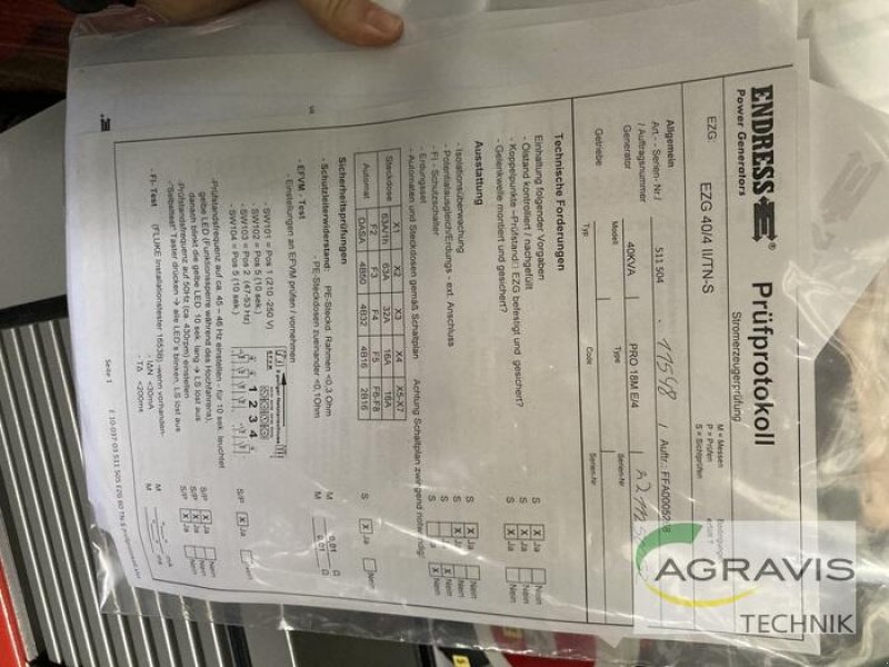 Sonstige Bagger & Lader Türe ait Endress EZG 40/4 II/TN-S, Neumaschine içinde Bockenem (resim 10)