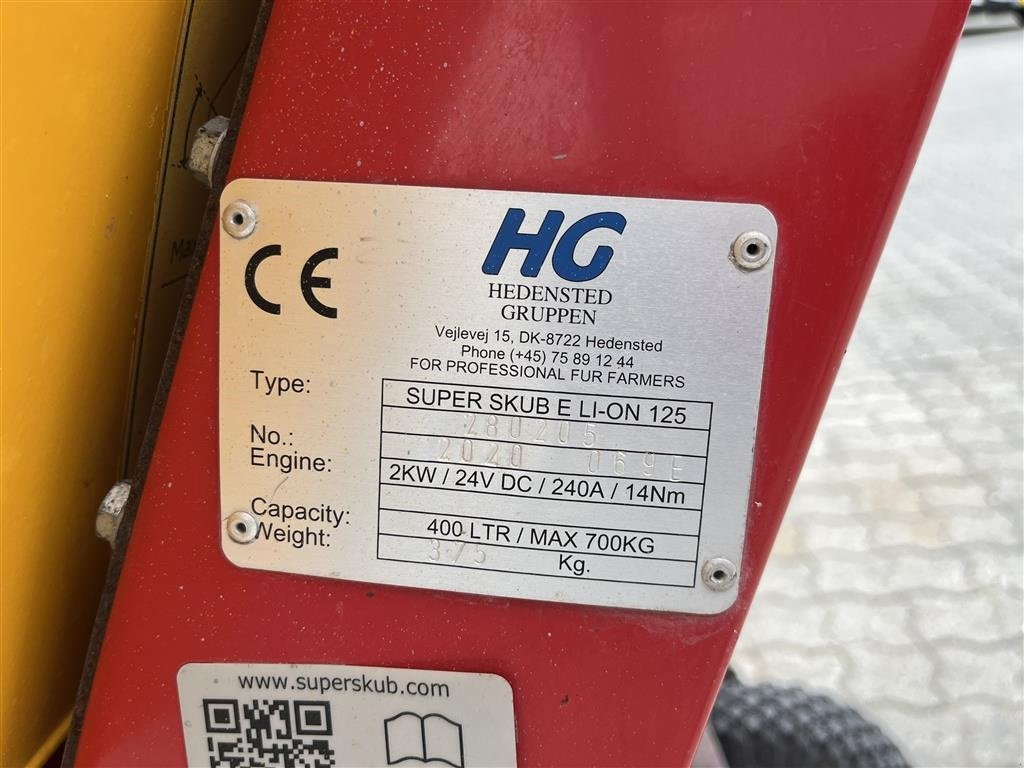 Sonstige Bagger & Lader του τύπου Hedensted Gruppen SuperSkub E700 Elektrisk motorbør, Gebrauchtmaschine σε Rønnede (Φωτογραφία 6)