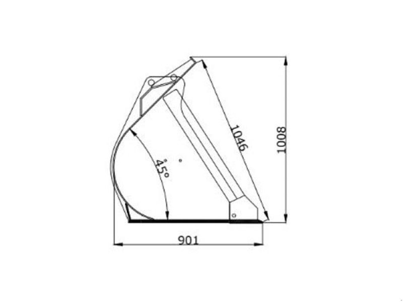 Sonstige Bagger & Lader tip JST SM skovl 220-260 cm., Gebrauchtmaschine in Vrå (Poză 2)