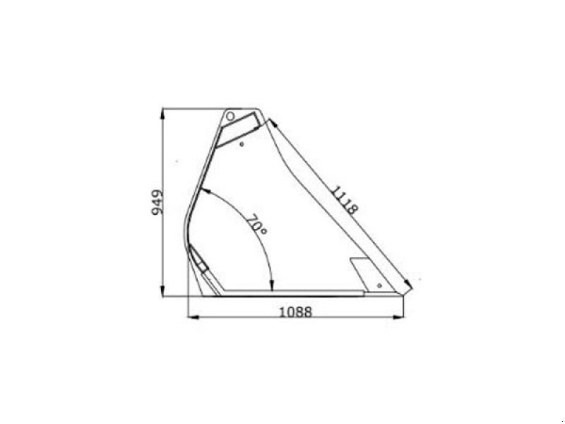 Sonstige Bagger & Lader typu JST T1 og T2 tremmeskovl 180-250 cm., Gebrauchtmaschine v Vrå (Obrázek 3)