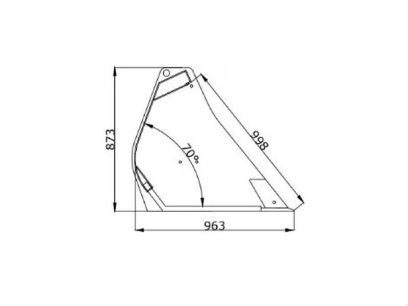 Sonstige Bagger & Lader del tipo JST T1 og T2 tremmeskovl 180-250 cm., Gebrauchtmaschine en Vrå (Imagen 2)