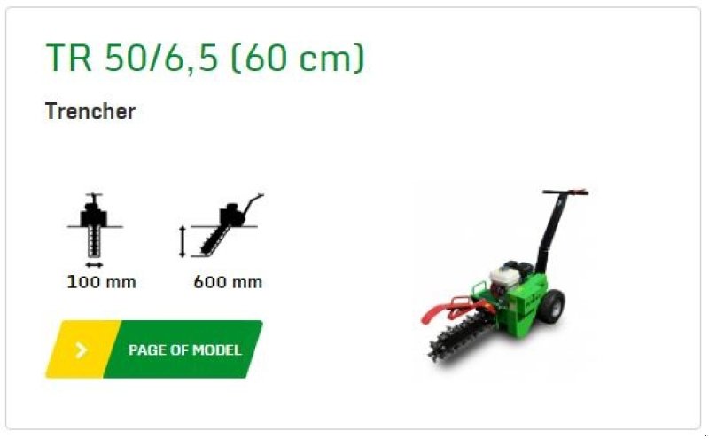 Sonstige Bagger & Lader Türe ait laski TR 50/6,5 (60 cm), Gebrauchtmaschine içinde Vrå (resim 6)