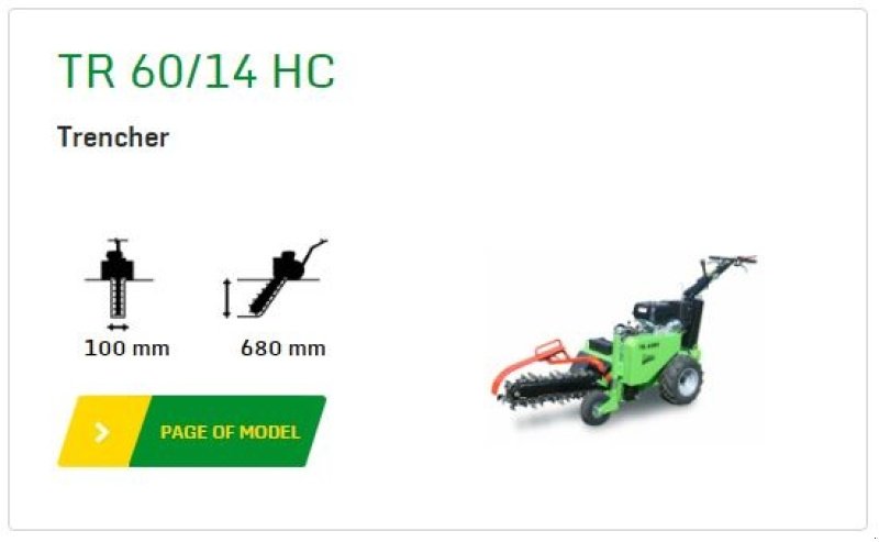 Sonstige Bagger & Lader от тип laski TR 60/14 HC (60 cm), Gebrauchtmaschine в Vrå (Снимка 8)