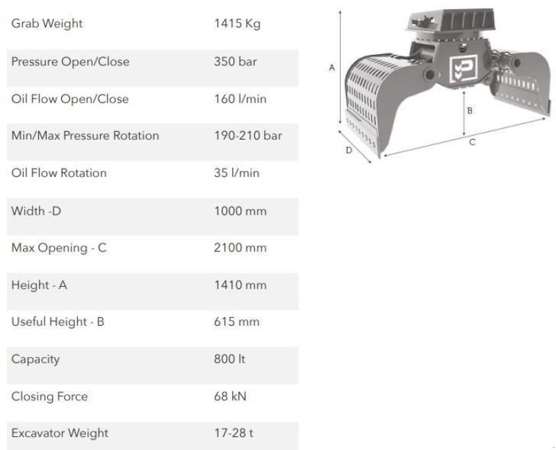 Sonstige Bagger & Lader Türe ait Sonstige HG17.28, Gebrauchtmaschine içinde Aalborg SV (resim 2)