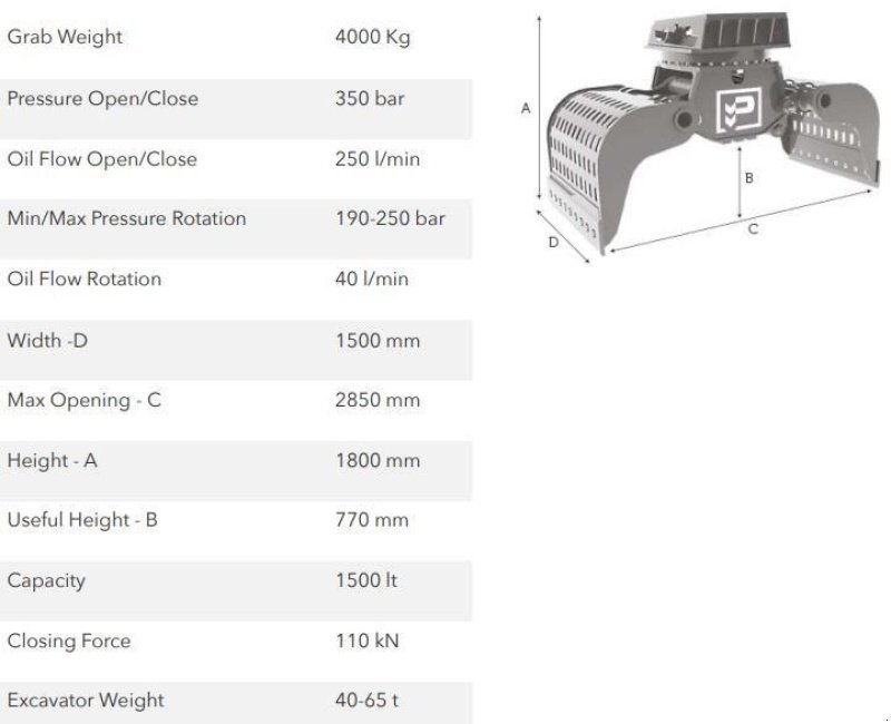 Sonstige Bagger & Lader Türe ait Sonstige HG40.65, Gebrauchtmaschine içinde Aalborg SV (resim 2)