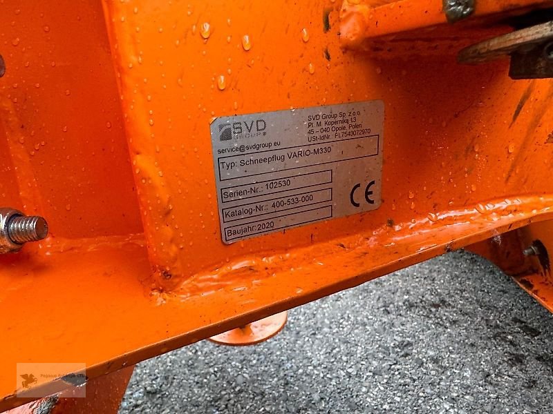 Sonstige Bagger & Lader tip Sonstige SVD Vario- M330 Schneeflug Federklappenschild, Gebrauchtmaschine in Gevelsberg (Poză 5)