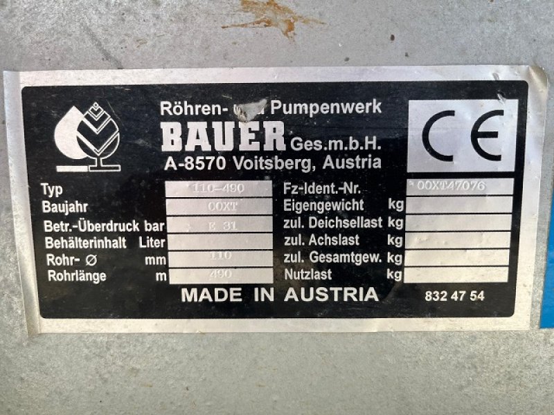 Sonstige Beregnungstechnik tip Bauer E31 110/490, Gebrauchtmaschine in PITHIVIERS Cedex (Poză 11)