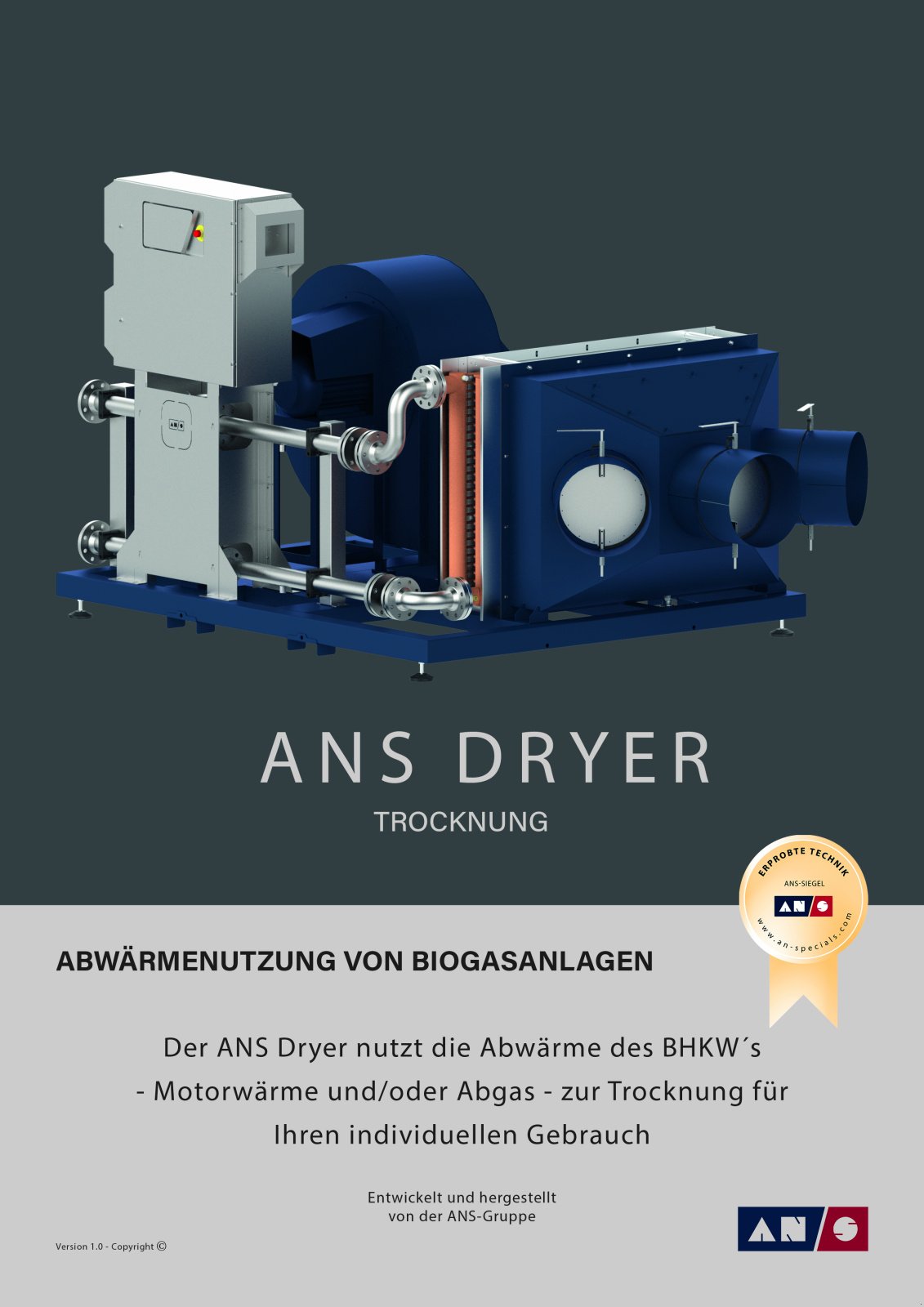 Sonstige Biogastechnik typu AN-Specials GmbH TROCKNUNGSANLAGEN von 100 - 300 kWth - ANS DRYER / TROCKNUNG, Neumaschine v Pöttmes (Obrázok 7)