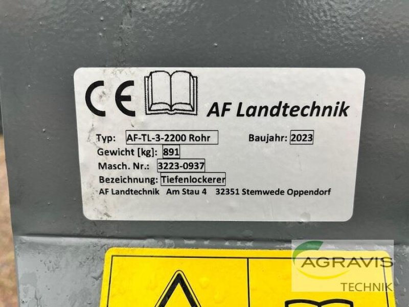 Sonstige Bodenbearbeitungsgeräte του τύπου AF-Landtechnik TL-3-2200 R, Neumaschine σε Werl-Oberbergstraße (Φωτογραφία 2)