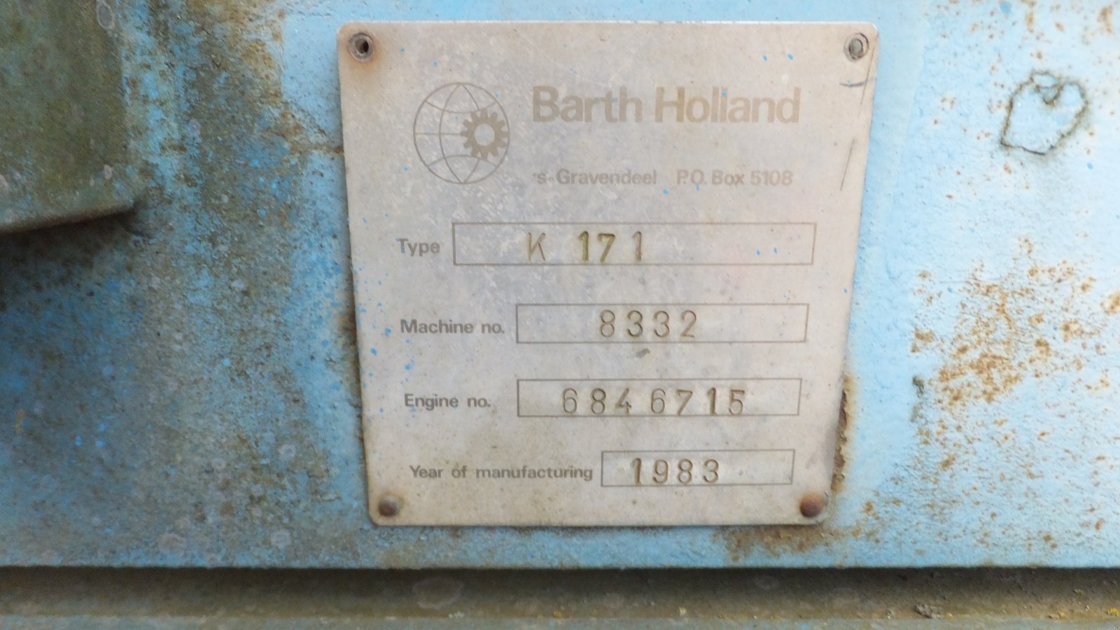 Sonstige Bodenbearbeitungsgeräte tip Barth Holland K 171, Gebrauchtmaschine in Bad Saulgau (Poză 1)