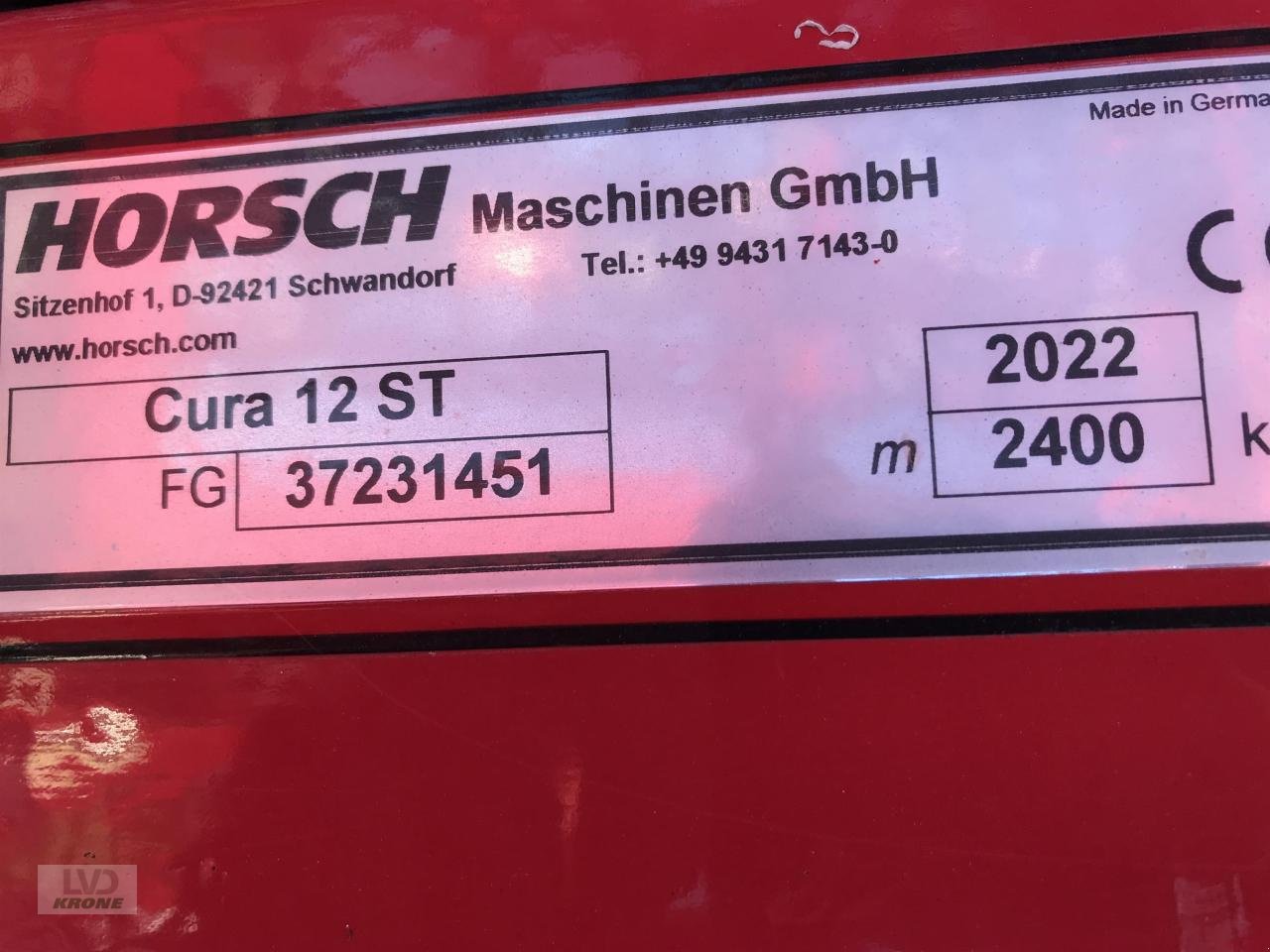 Sonstige Bodenbearbeitungsgeräte от тип Horsch Cura 12 ST, Gebrauchtmaschine в Alt-Mölln (Снимка 12)