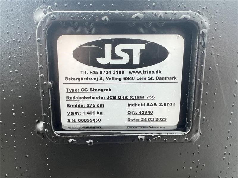 Sonstige Bodenbearbeitungsgeräte typu JST GG Stengred. 275  JCB Q-fit, Gebrauchtmaschine v Mern (Obrázek 5)