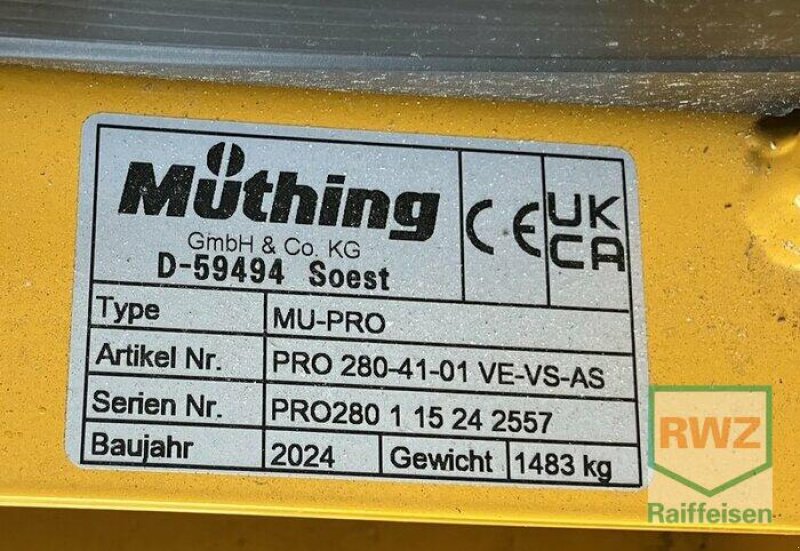 Sonstige Bodenbearbeitungsgeräte του τύπου Müthing PRO 280 V Mulcher, Ausstellungsmaschine σε Rommerskirchen (Φωτογραφία 2)