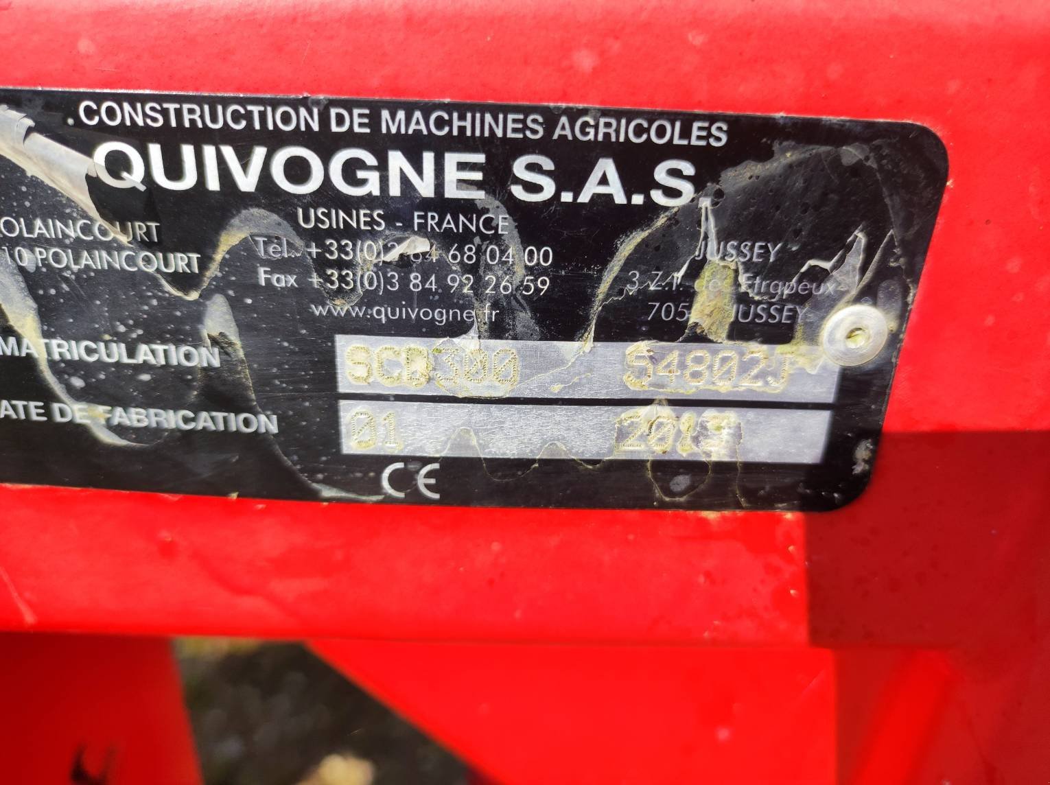 Sonstige Bodenbearbeitungsgeräte του τύπου Quivogne SCD, Gebrauchtmaschine σε Montenay (Φωτογραφία 5)