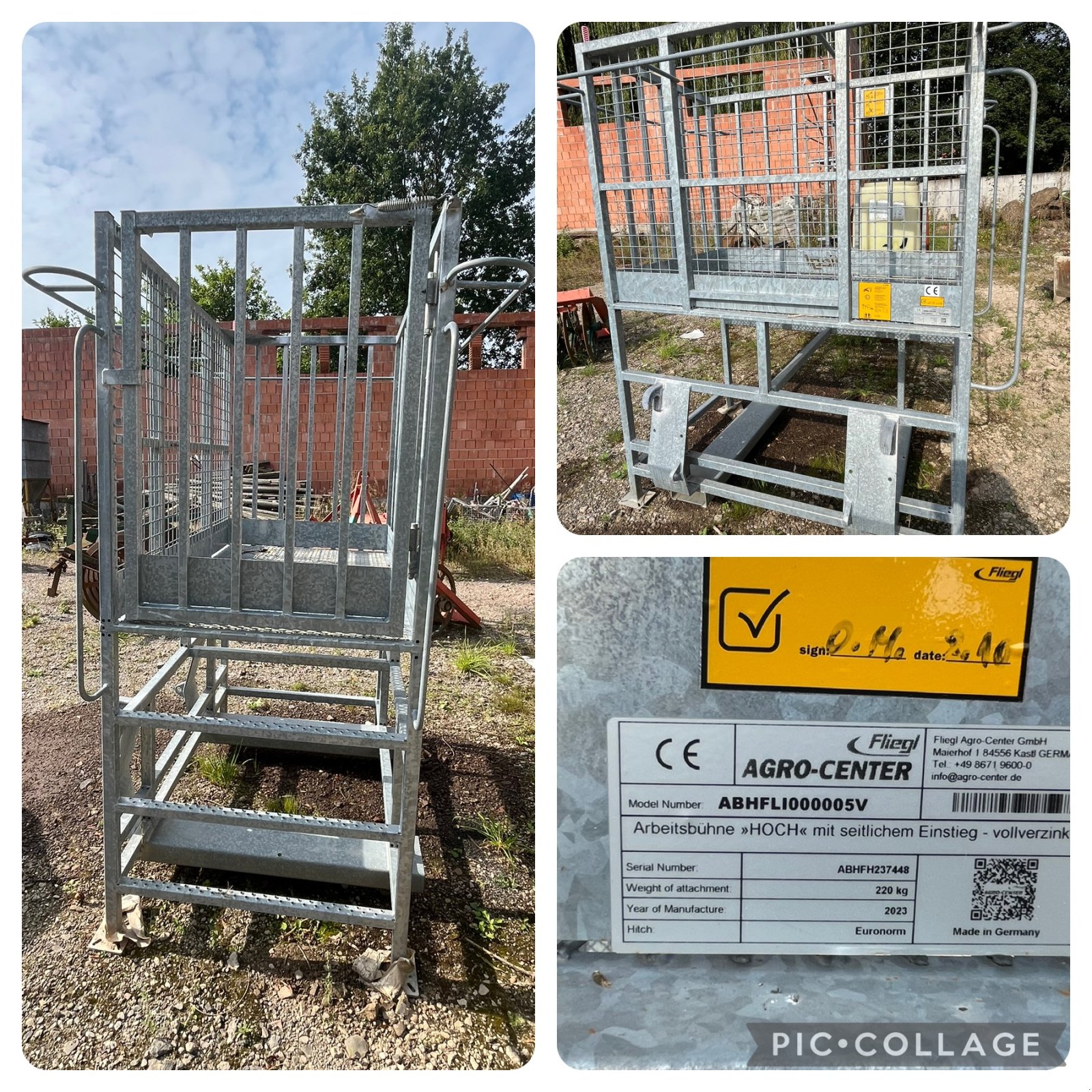 Sonstige Bühnen tip Fliegl Arbeitsbühne, Neumaschine in Gillersheim (Poză 1)