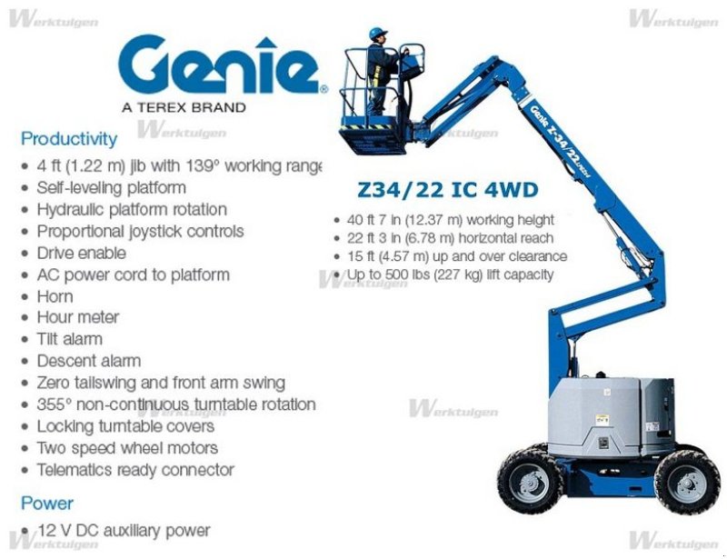 Sonstige Bühnen του τύπου Genie Z34/22 Diesel Allrad 12,4 Meter!, Gebrauchtmaschine σε St. Nikolai ob Draßling (Φωτογραφία 16)