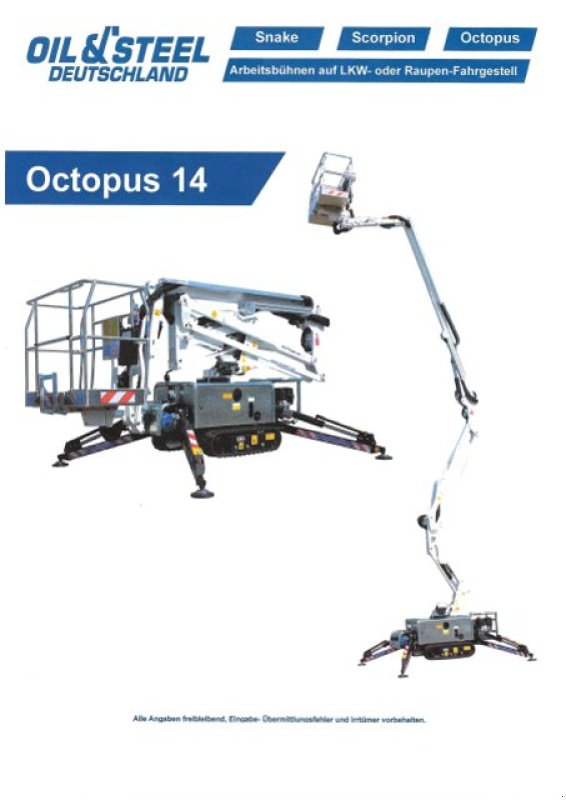 Sonstige Bühnen del tipo Oil & Steel OCTOPUSSY 14, Gebrauchtmaschine en Obrigheim (Imagen 12)