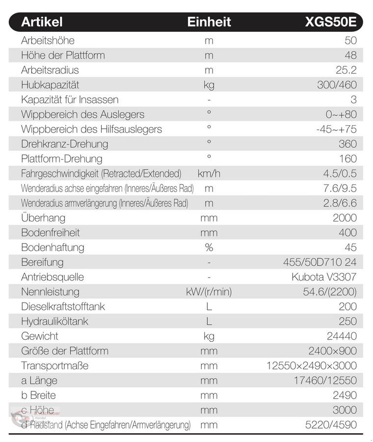 Sonstige Bühnen del tipo Sonstige XCMG-XGS50E, Neumaschine In Dimbach (Immagine 2)