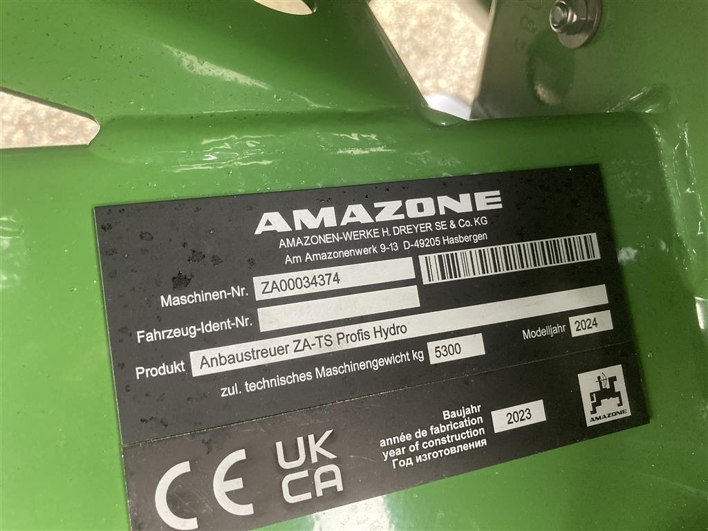 Sonstige Düngung & Pflanzenschutztechnik tip Amazone ZA-TS 4200 Hydro, Gebrauchtmaschine in Store Heddinge (Poză 2)