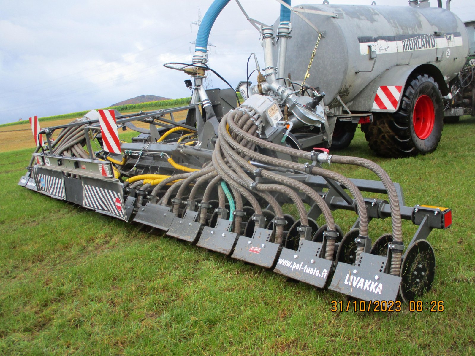 Sonstige Düngung & Pflanzenschutztechnik van het type Pel-Job Gülle Schlitzgerät 8m, Gebrauchtmaschine in Petersberg (Foto 2)