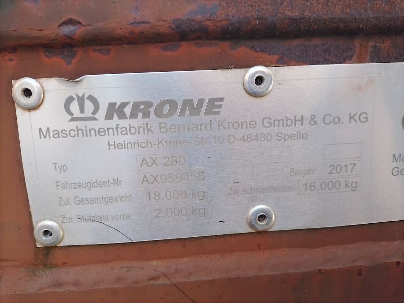 Sonstige Ersatzteile del tipo Krone Scheidewerk AX 280 BJ 2017 wenig Betriebsstunden, gebraucht en Fürstenstein (Imagen 6)