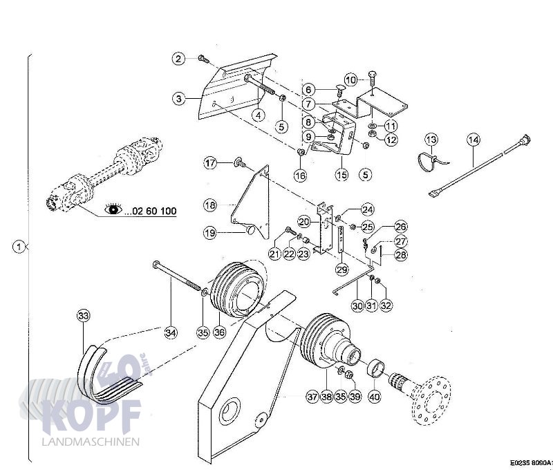 Sonstige Feldhäckslerteile του τύπου CLAAS Riemenscheibe für Claas Jaguar Typ 491/492, Gebrauchtmaschine σε Schutterzell (Φωτογραφία 2)