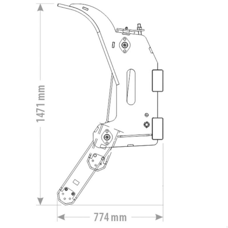 Sonstige Forsttechnik Türe ait FK Machinery SkovRive URFBP 225 Cm, Gebrauchtmaschine içinde Vinderup (resim 3)