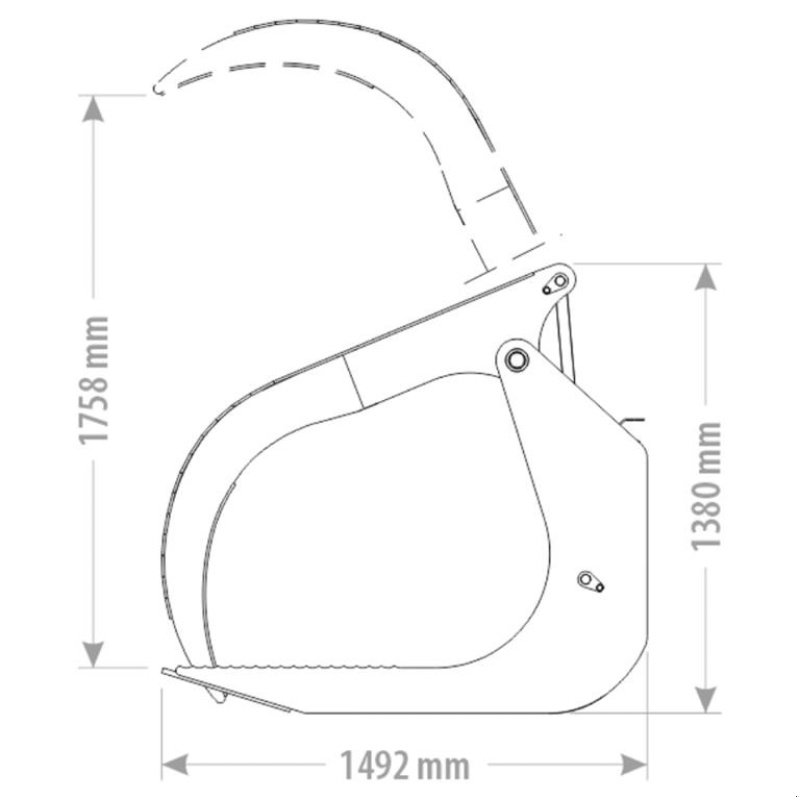 Sonstige Forsttechnik des Typs FK Machinery Skovtang Uwg2m Dobbelt Arm Maxi, Gebrauchtmaschine in Vinderup (Bild 3)