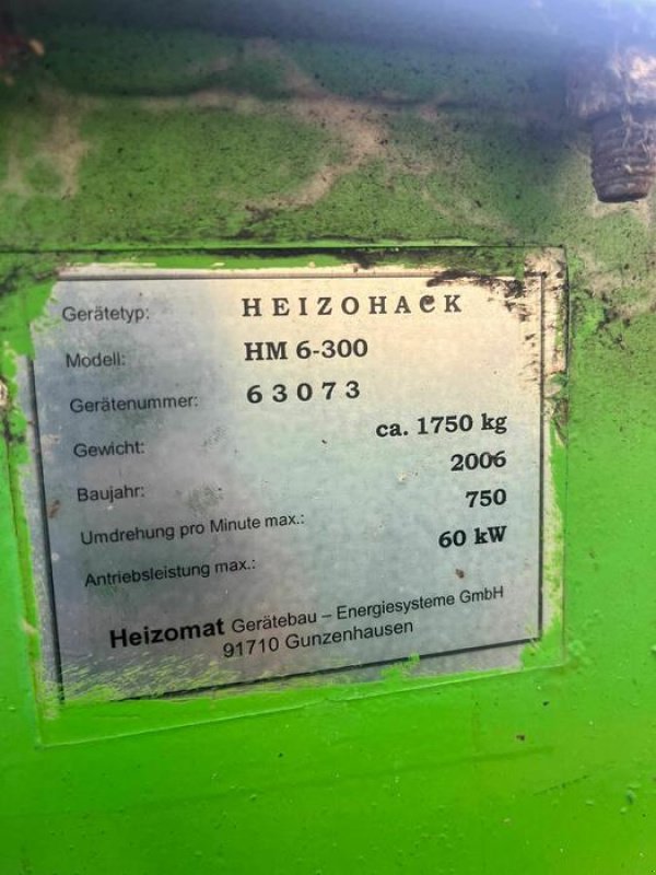 Sonstige Forsttechnik του τύπου Heizohack HM 6-300, Gebrauchtmaschine σε Schneverdingen (Φωτογραφία 22)