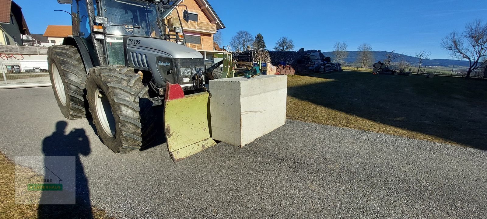 Sonstige Forsttechnik typu Sonstige Eigenbau Frontpolterschild mit 600 kg Gewicht, Gebrauchtmaschine v Hartberg (Obrázek 1)