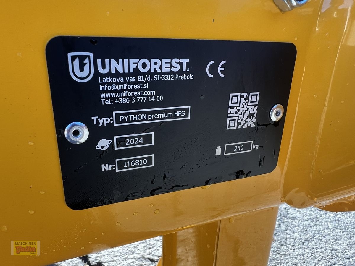 Sonstige Forsttechnik des Typs Uniforest Python Premium HFS - Vollausstattung, Neumaschine in Kötschach (Bild 8)