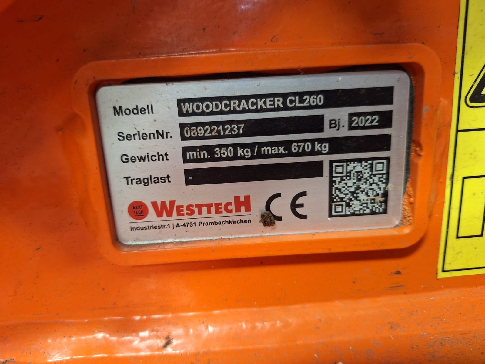 Sonstige Forsttechnik del tipo Westtech C260, Gebrauchtmaschine In Artstetten (Immagine 3)