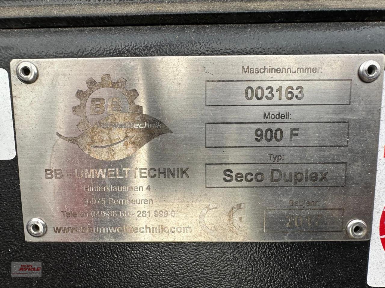 Sonstige Fütterungstechnik typu BB-Umwelttechnik Seco Duplex 900 F Frontmähwerk, Gebrauchtmaschine w Steinheim (Zdjęcie 13)