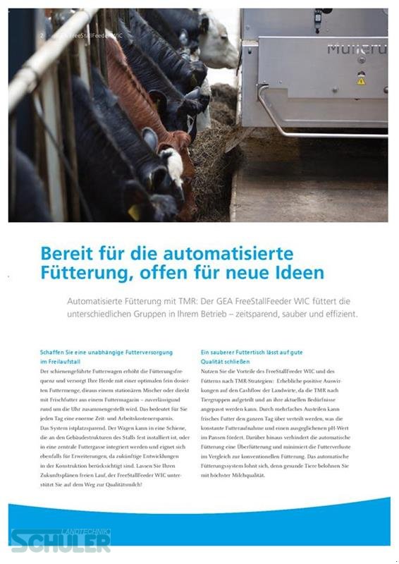 Sonstige Fütterungstechnik a típus GEA Farm Technologies FreestallFeeder F2000, Gebrauchtmaschine ekkor: St. Märgen (Kép 18)