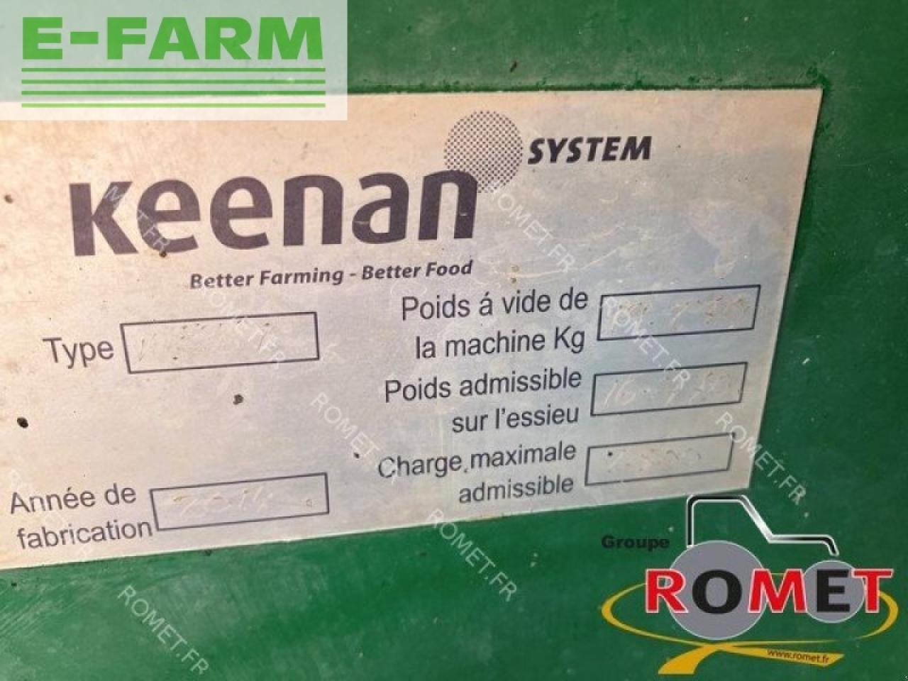 Sonstige Fütterungstechnik del tipo Keenan mecafibre 360, Gebrauchtmaschine en GENNES-SUR-GLAIZE (Imagen 7)