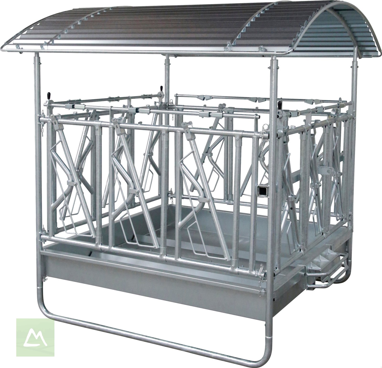 Sonstige Fütterungstechnik del tipo Kerbl Kerbl Viereckraufe Standard mit Selbstfangfressgitter für hornlose Rinder (kostenlose Lieferung), Neumaschine en Weiz (Imagen 1)