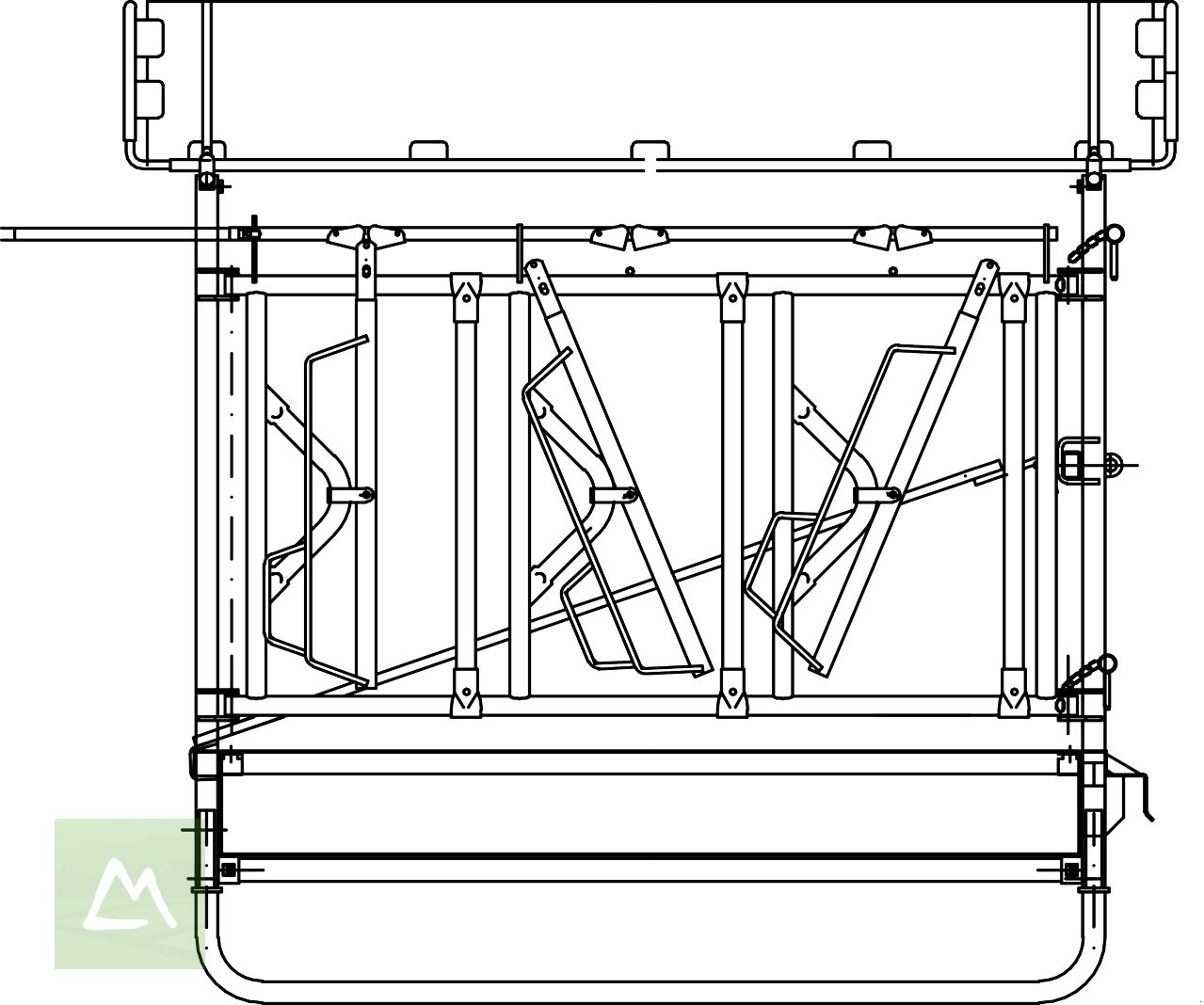 Sonstige Fütterungstechnik типа Kerbl Kerbl Viereckraufe Standard mit Selbstfangfressgitter für hornlose Rinder (kostenlose Lieferung), Neumaschine в Weiz (Фотография 8)