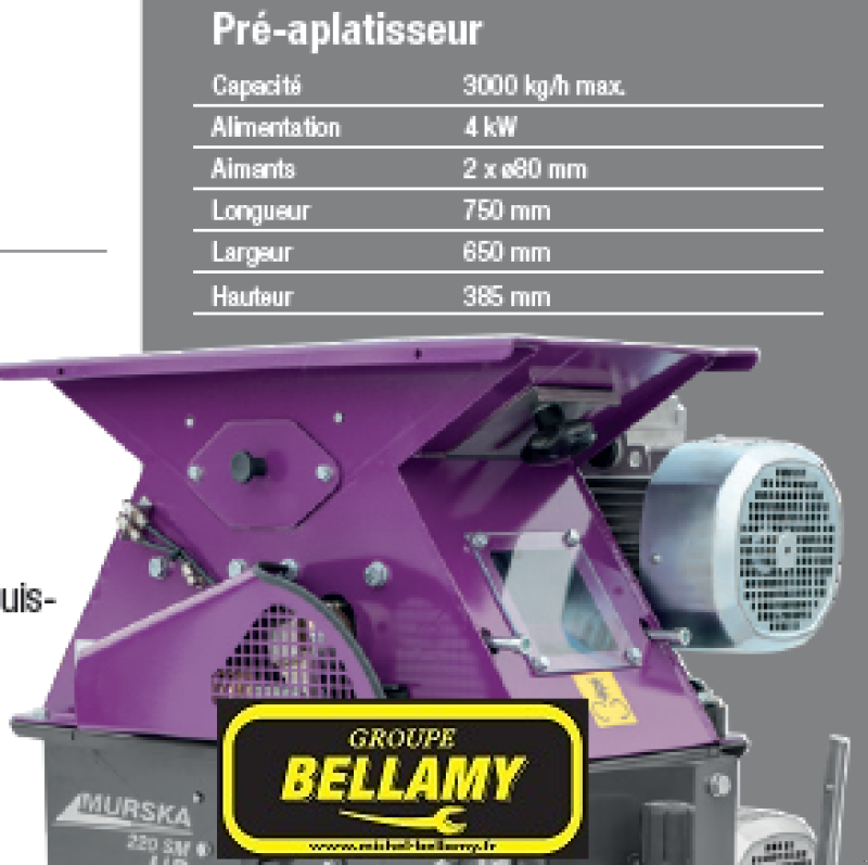 Sonstige Fütterungstechnik typu Murska Aplatisseur Pré-aplatisseur Murska, Gebrauchtmaschine v SAINT CLAIR SUR ELLE (Obrázek 2)