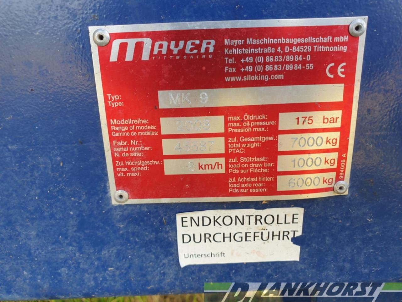 Sonstige Fütterungstechnik van het type Siloking MK 9, Gebrauchtmaschine in Neuenhaus (Foto 14)